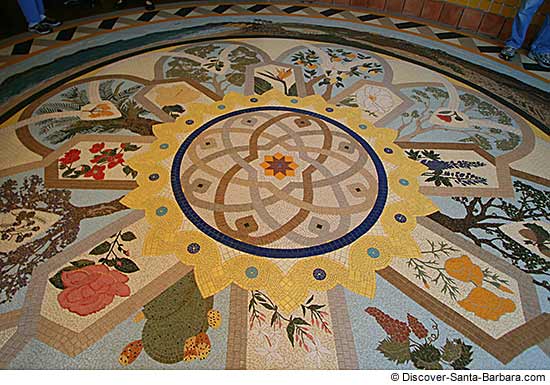 Santa Barbara Airport Rotunda Mosaic