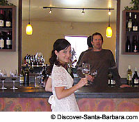Santa Barbara Wineries - Woman wine tasting